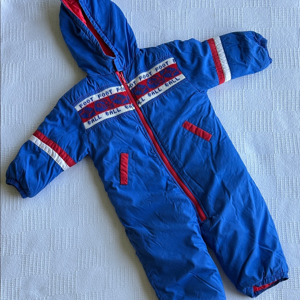 Vintage Football Winter one piece 24M